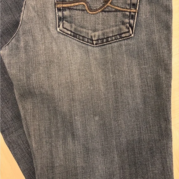 7 For All Mankind Vintage Carol Low Waist Straight Leg Blue Jeans Size 30 - Picture 9 of 9